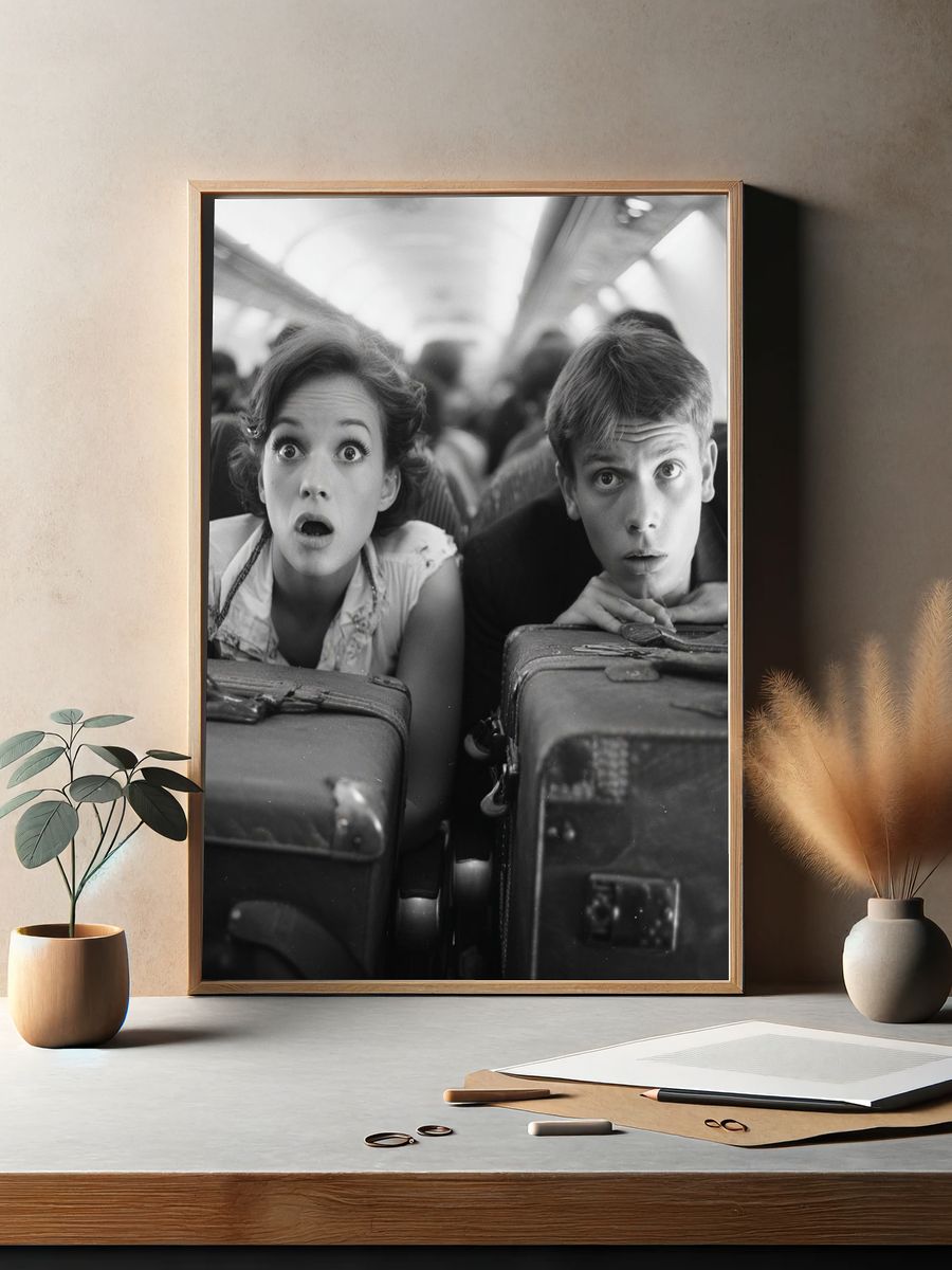Airplane Surprise — Photography Print. — room view 2
