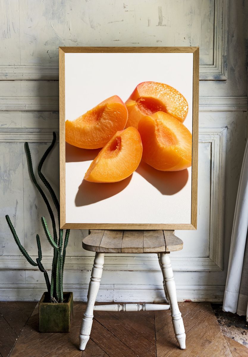 Apricot Slices Food-Drink Print. — room view 1