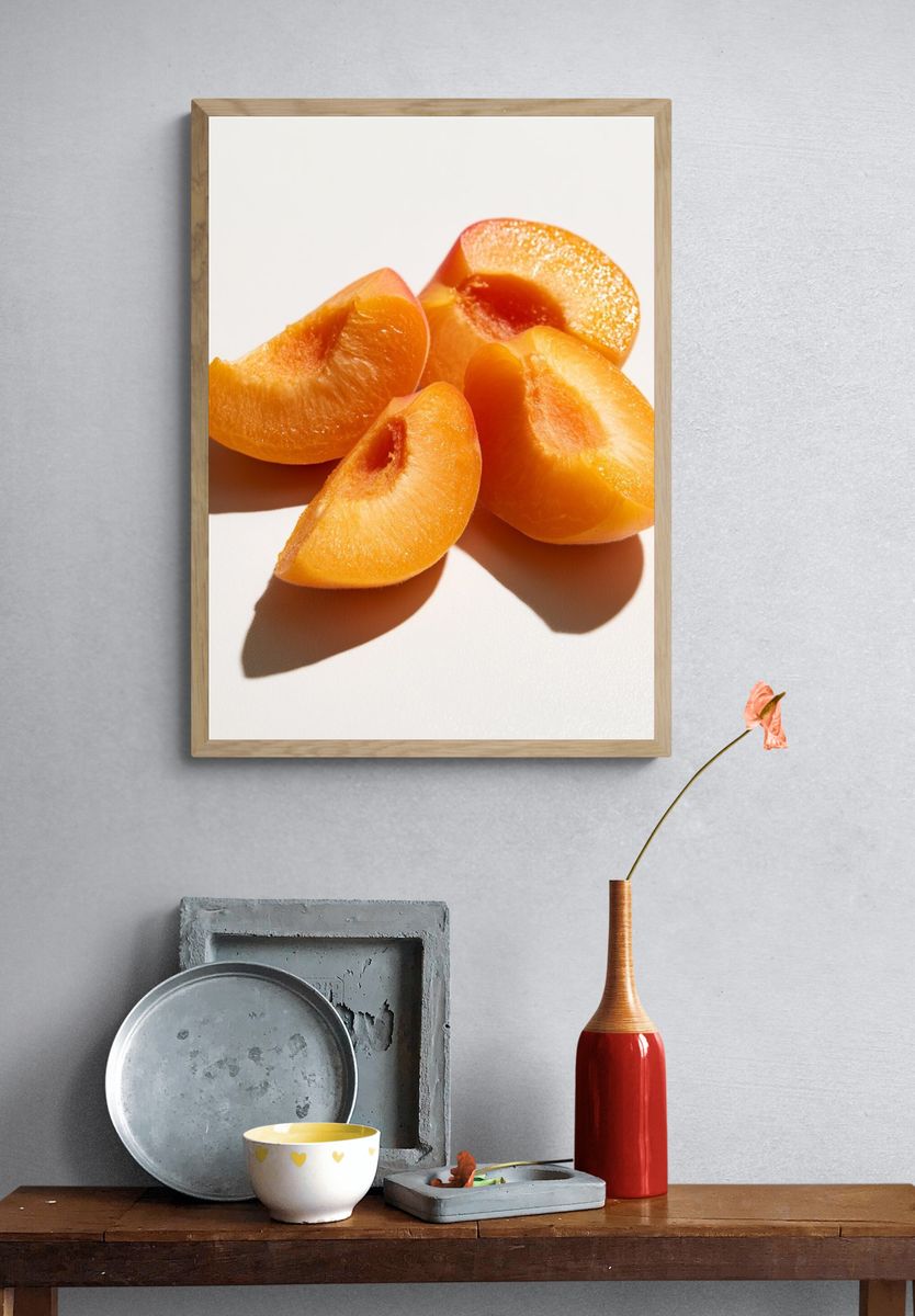Apricot Slices Food-Drink Print. — room view 3