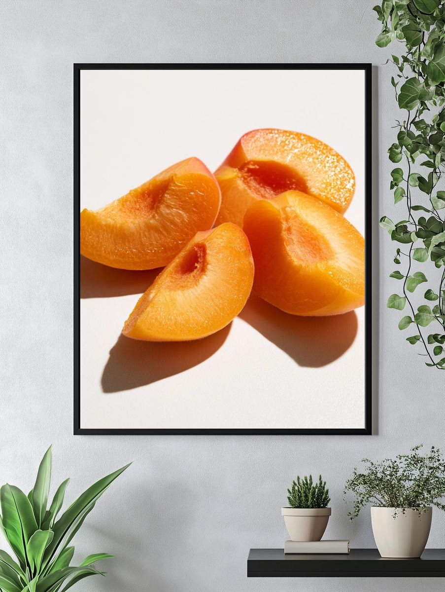 Apricot Slices Food-Drink Print. — room view 4