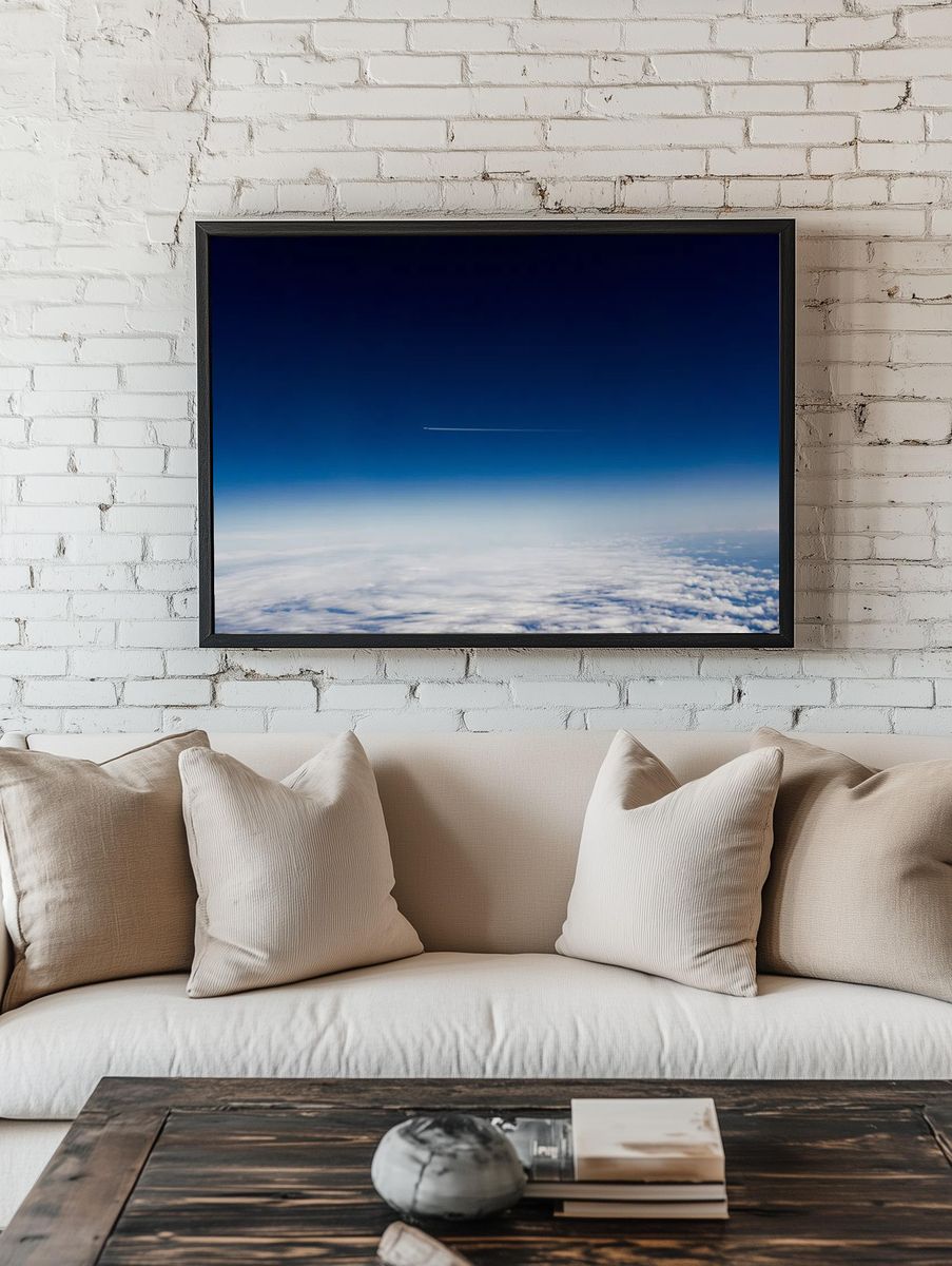 Airplane in the Sky Poster. — room view 1