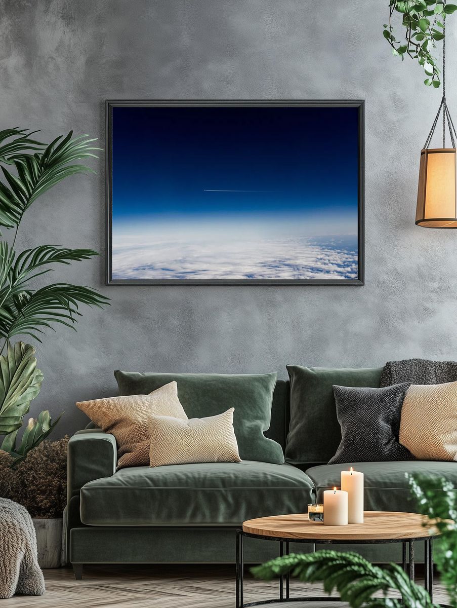 Airplane in the Sky Poster. — room view 4