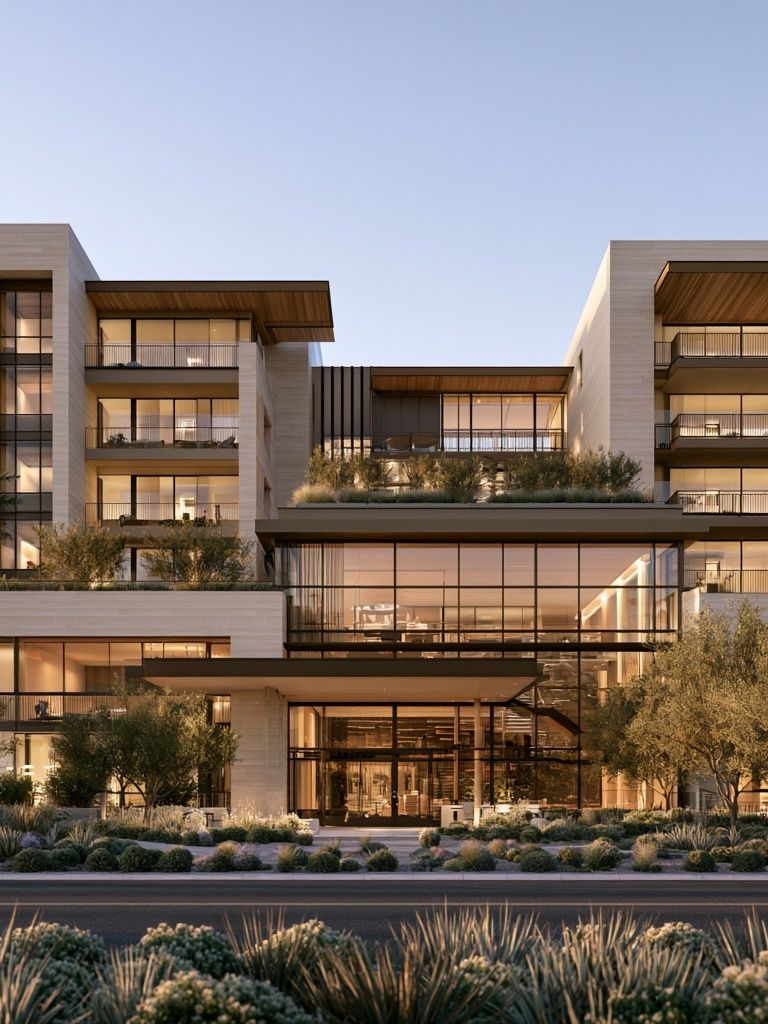 Modern Luxury Residence Photography Poster. poster detail