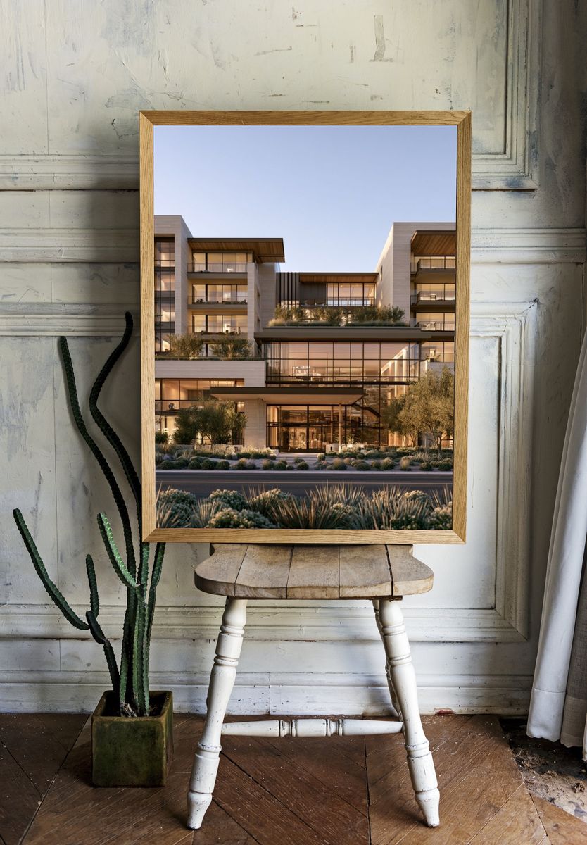 Modern Luxury Residence Photography Poster. — room view 1