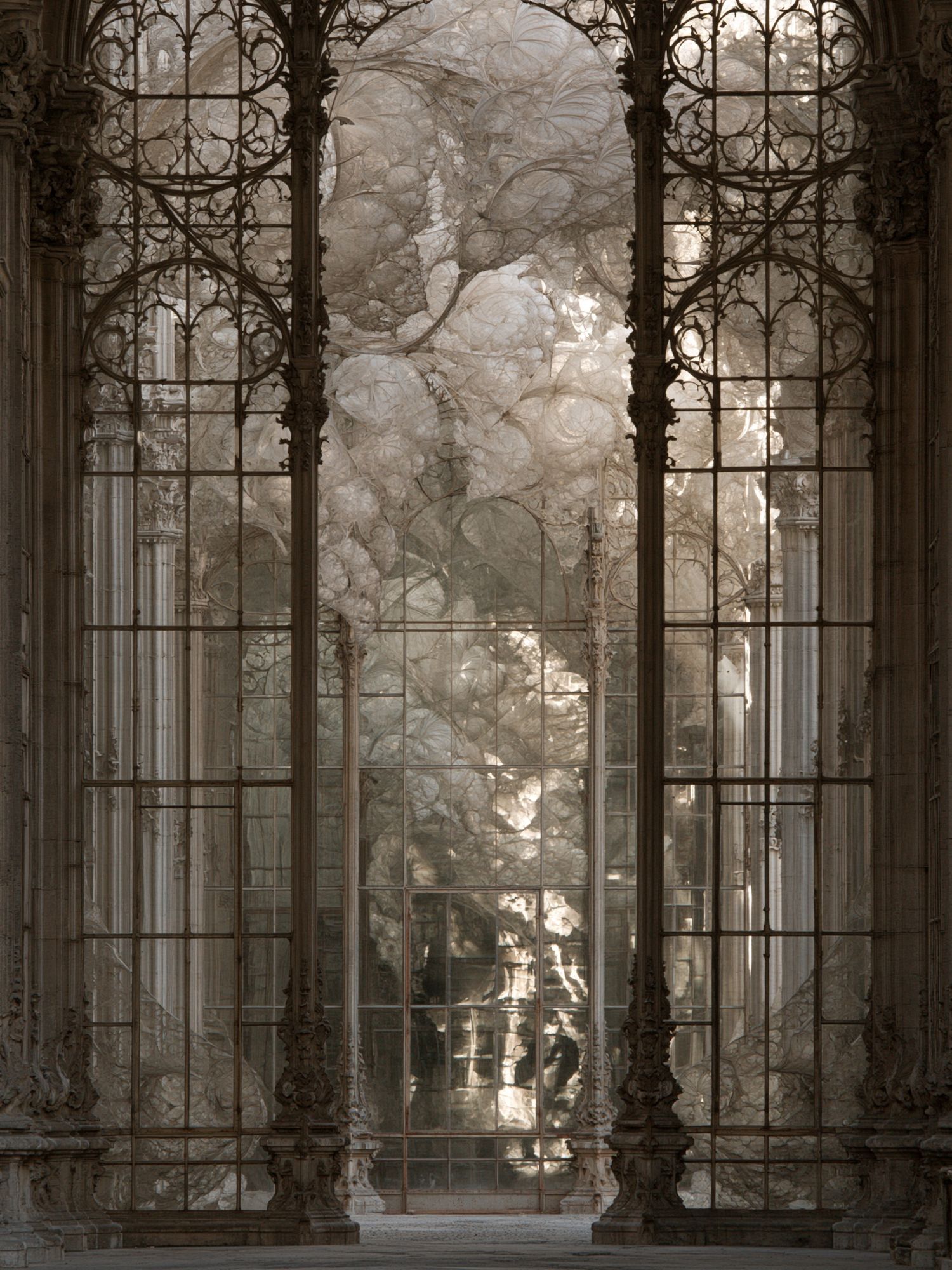 Ornate Cathedral Window Print. poster detail