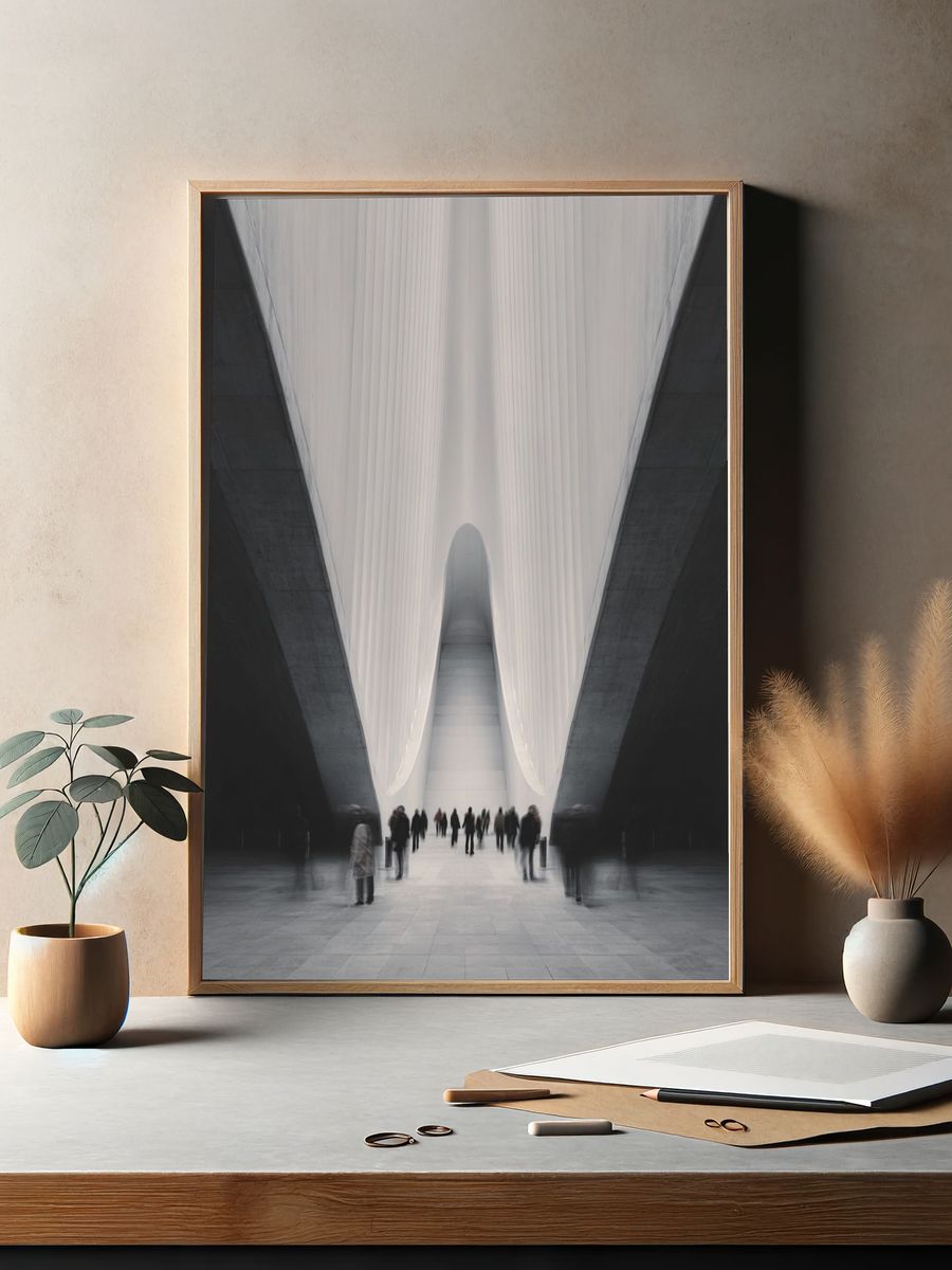 Cathedral Interior Photography Poster. — room view 2