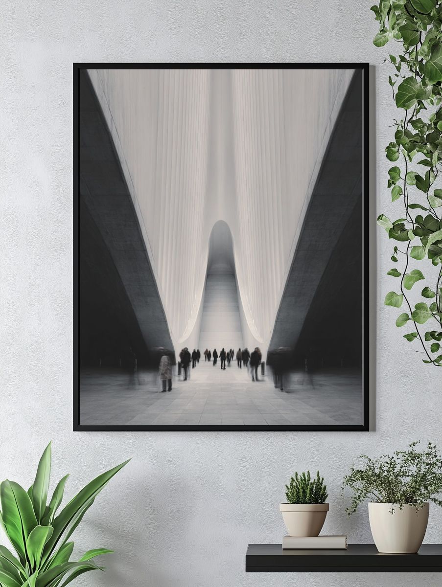 Cathedral Interior Photography Poster. — room view 4