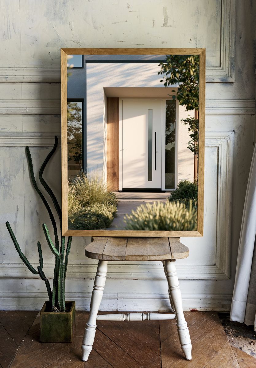 Modern Entryway Architecture Poster. — room view 1