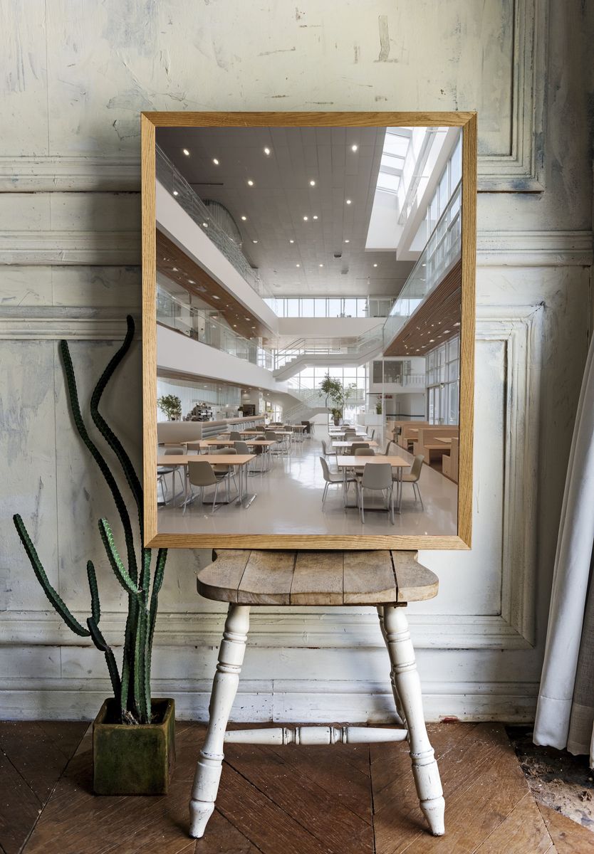 Modern Atrium Interior Photography Poster. room preview