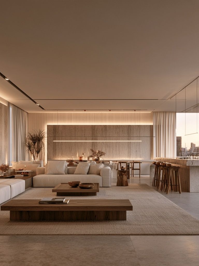 Modern Luxury Living Room Print. poster detail