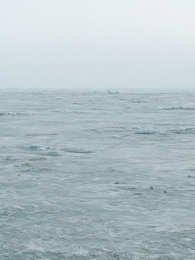 Arctic Ice Field Photography Poster. poster