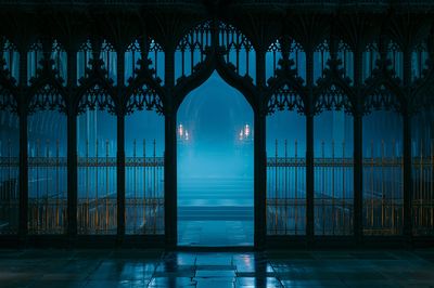 Gothic Cathedral Portal Print.