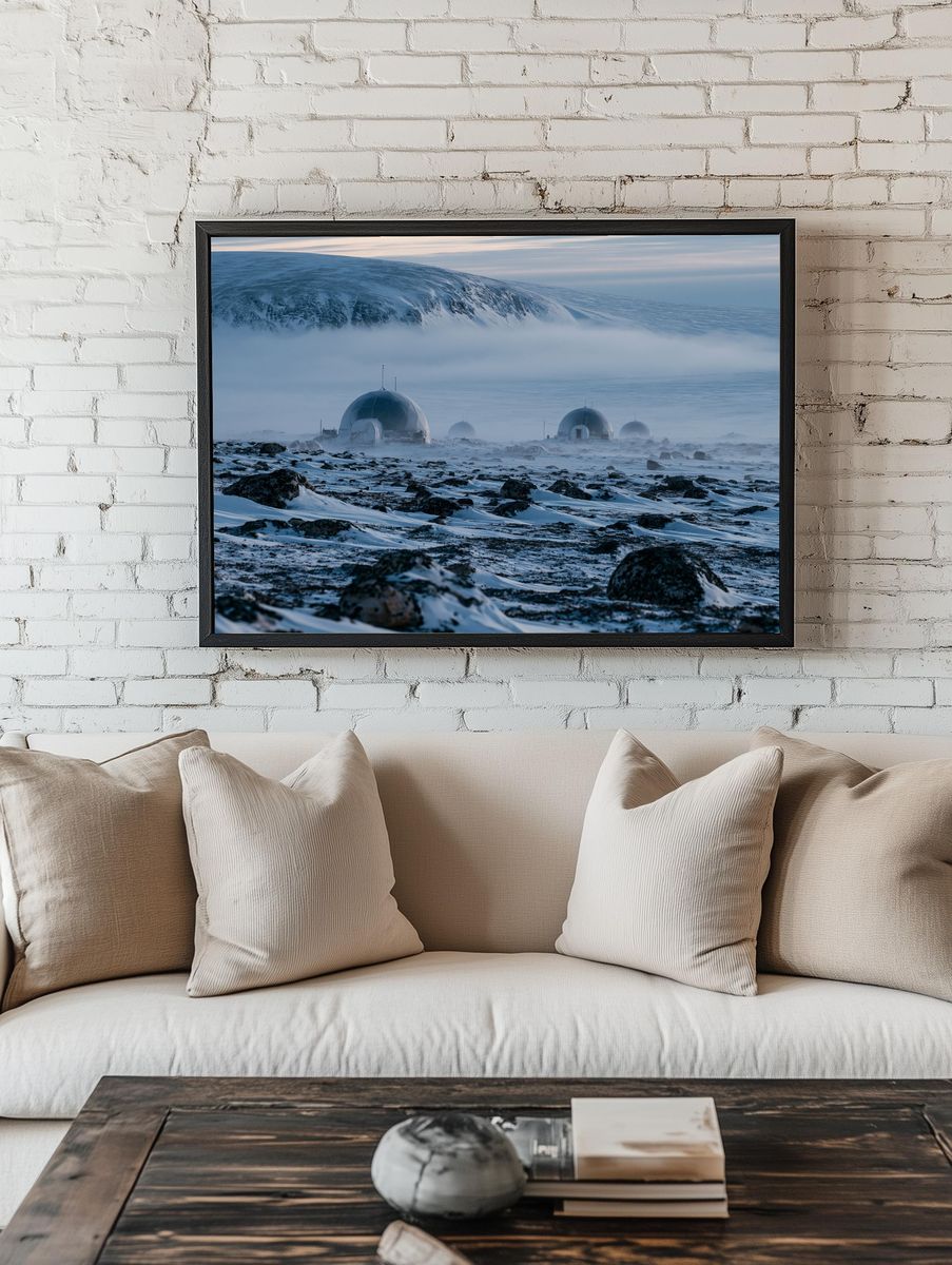 Arctic Research Station Photography Poster. room preview