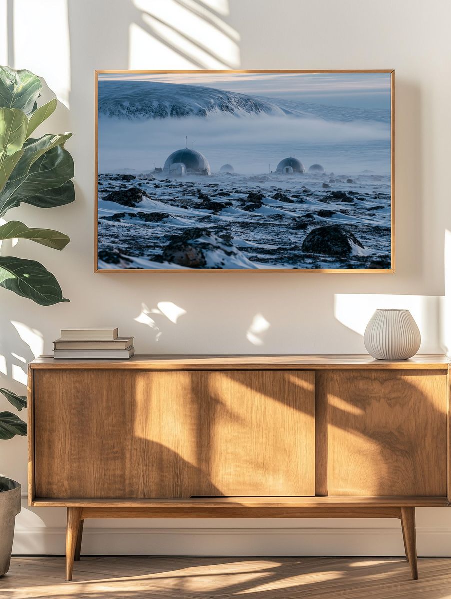 Arctic Research Station Photography Poster. — room view 3