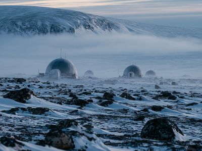 Arctic Research Station Photography Poster.