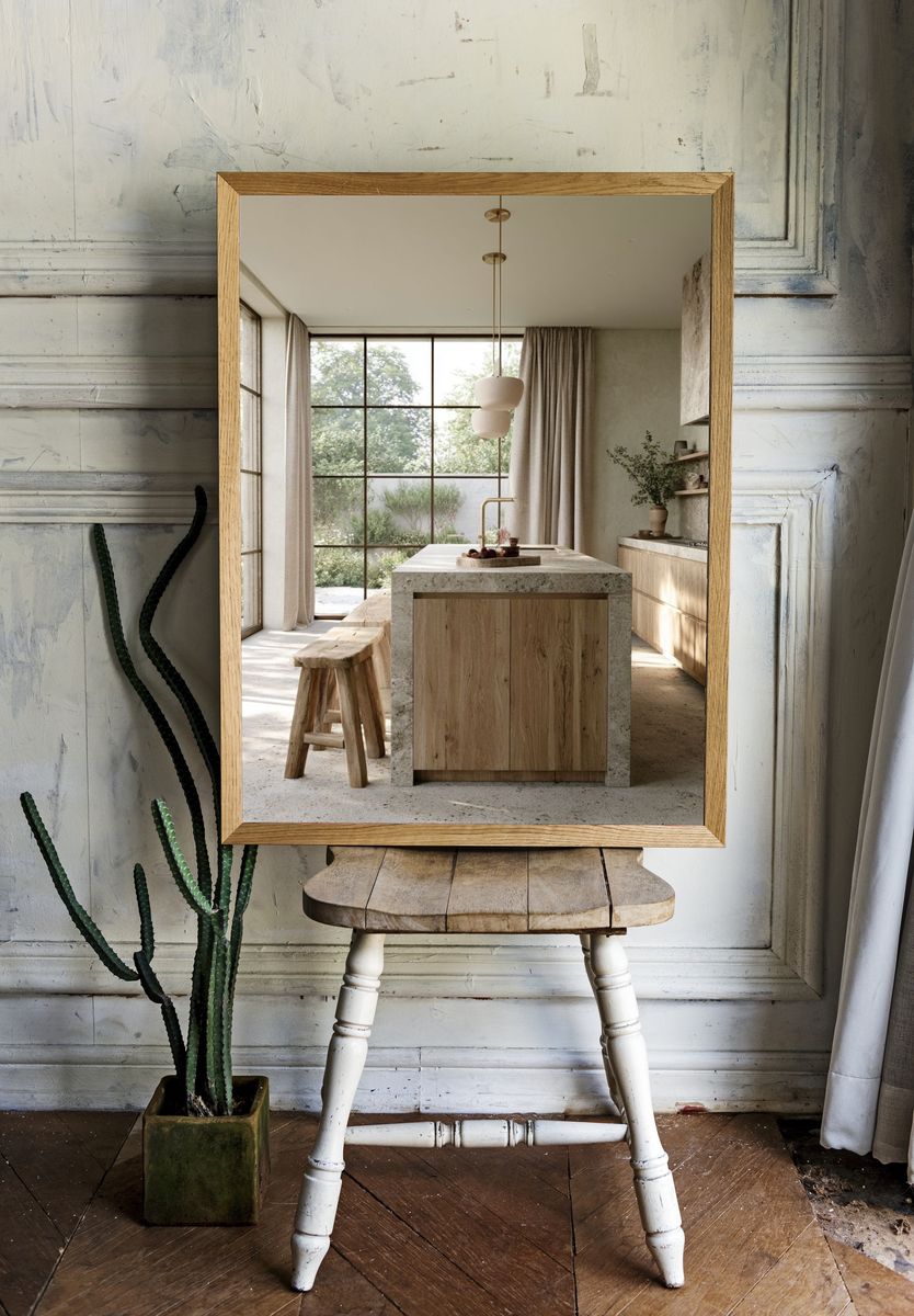 Japandi Kitchen Interior Print. room preview