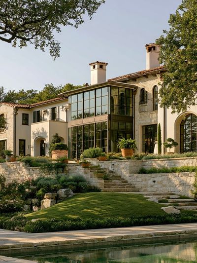Tuscan Villa Garden Poster.
