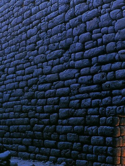 Stone Wall Firelight Poster.