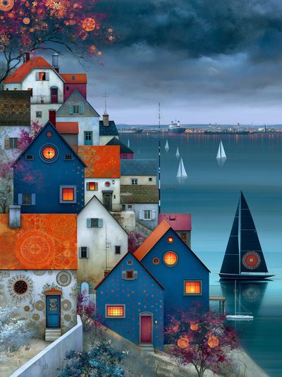 Harbor Village Dreamscape Print.