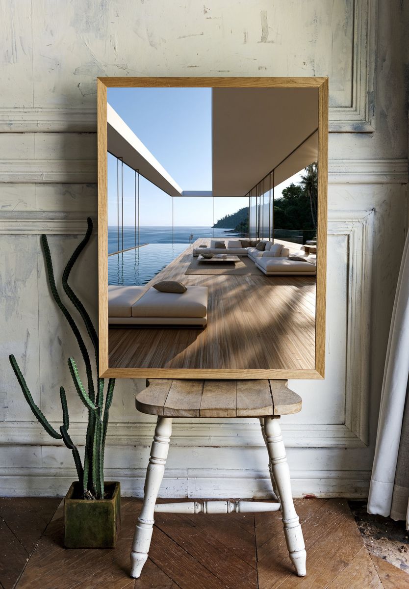 Oceanfront Modern Villa Photography Poster. room preview