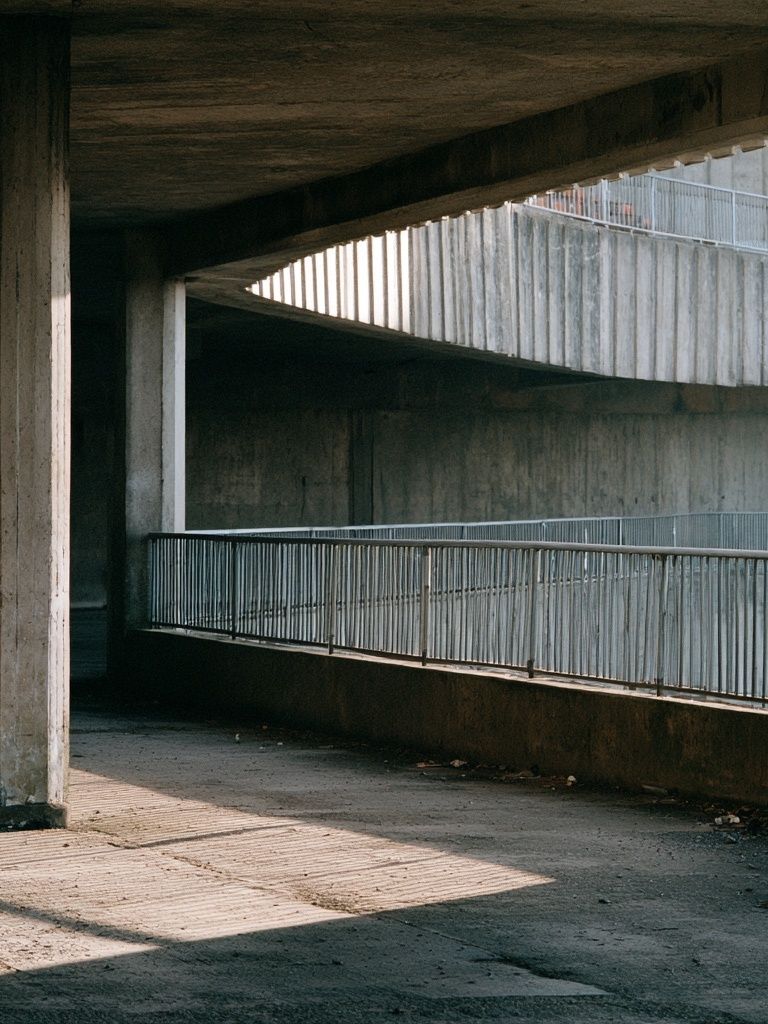 Concrete Underpass Architecture Poster. poster — architecture art