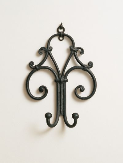Wrought Iron Wall Hook Poster. poster print