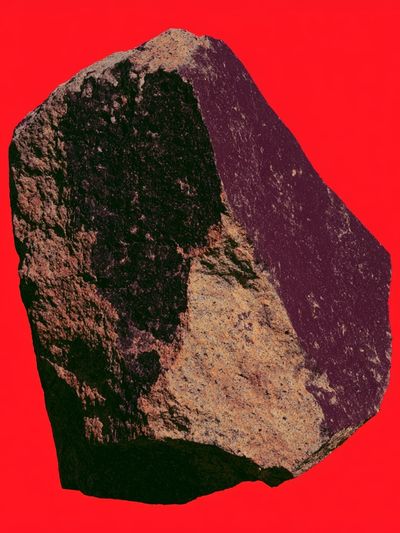 Monolithic Rock Abstract Print. poster