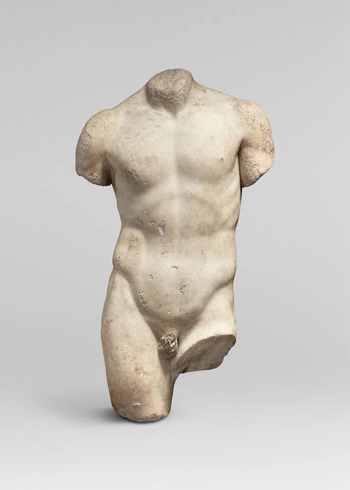 Ancient Greek Torso — Fine Art Print. poster — fine-art art