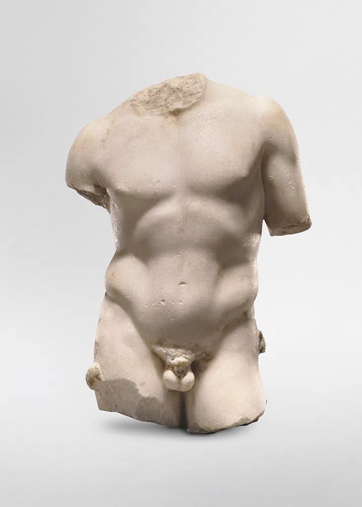 Ancient Greek Torso Sculpture Poster. poster — fine-art art