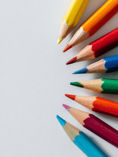 Colorful Pencils — Illustration Print. poster print