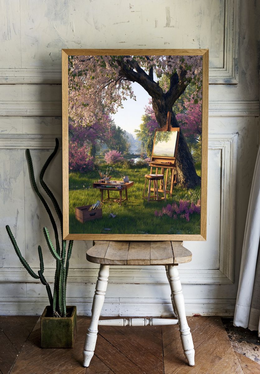 Artistic Retreat — Nature Print. — room view 1