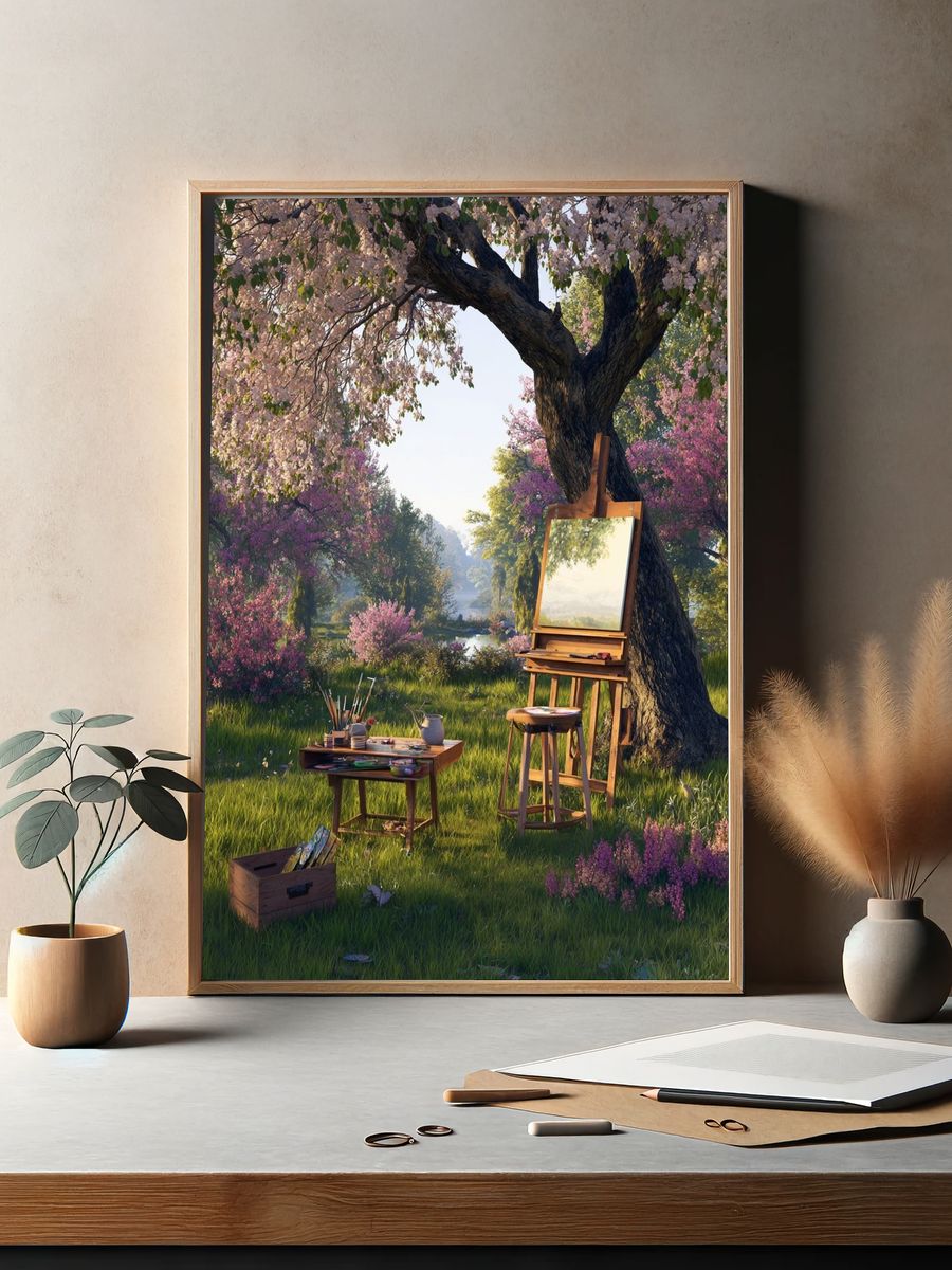 Artistic Retreat — Nature Print. — room view 2
