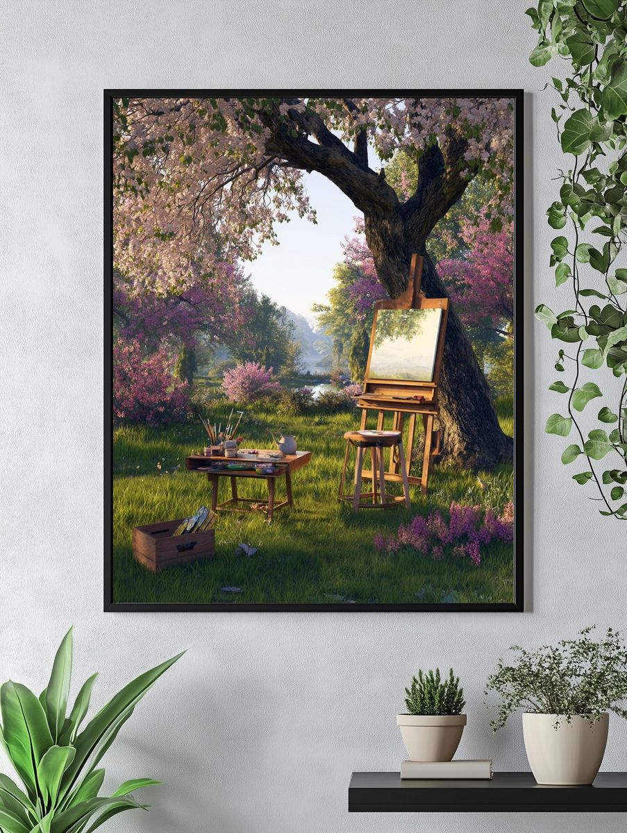 Artistic Retreat — Nature Print. — room view 4