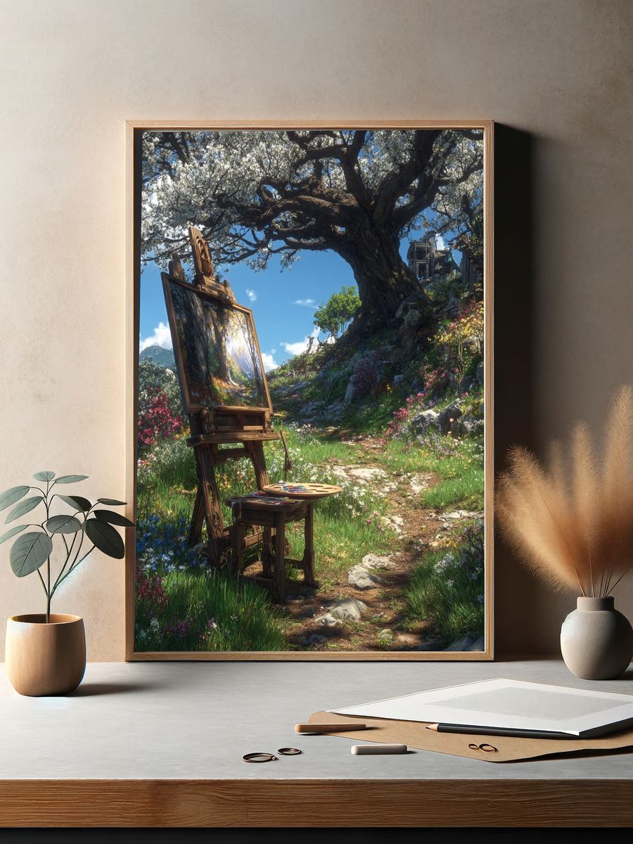 Artistic Retreat — Nature Print. — room view 2