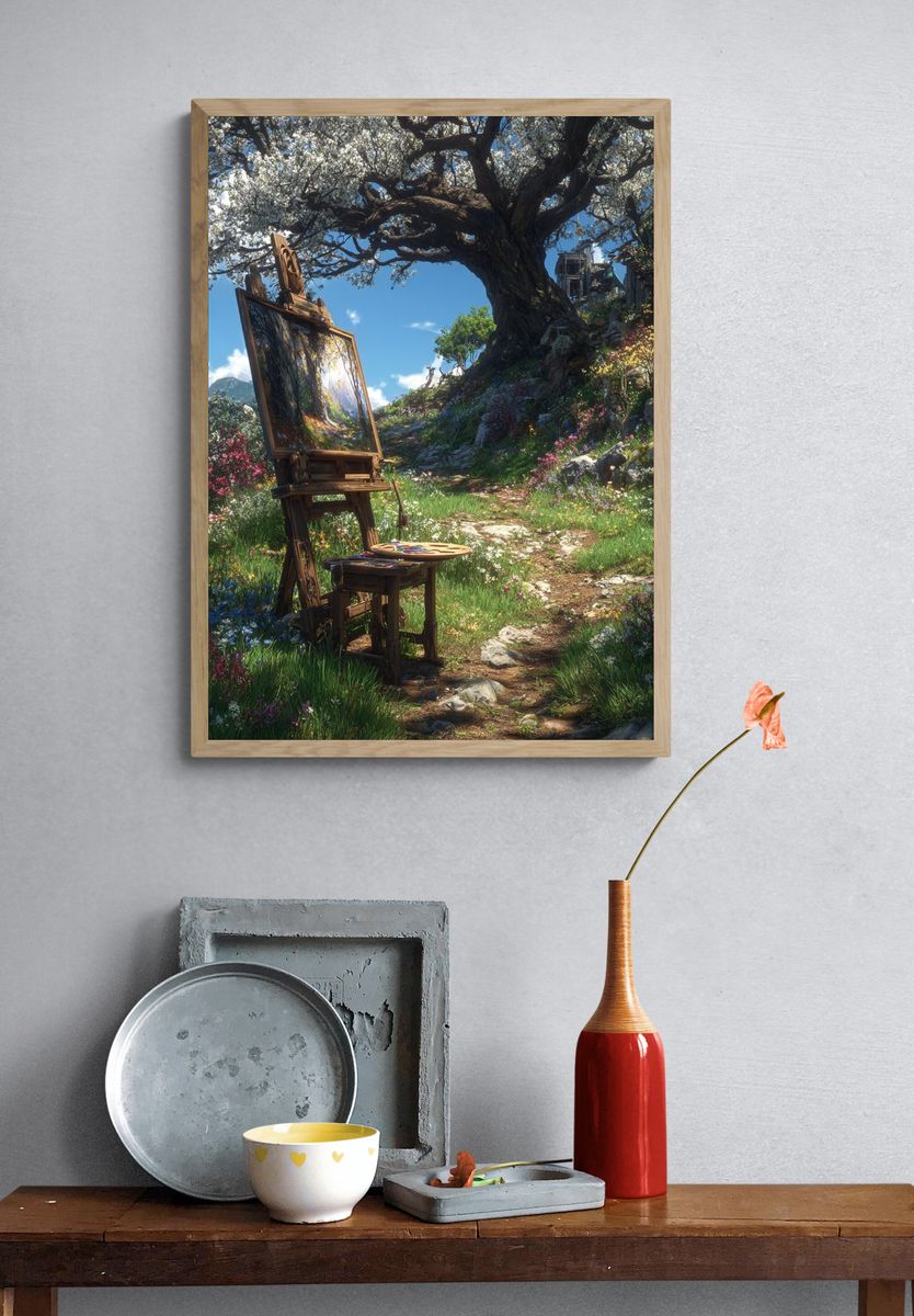 Artistic Retreat — Nature Print. — room view 3