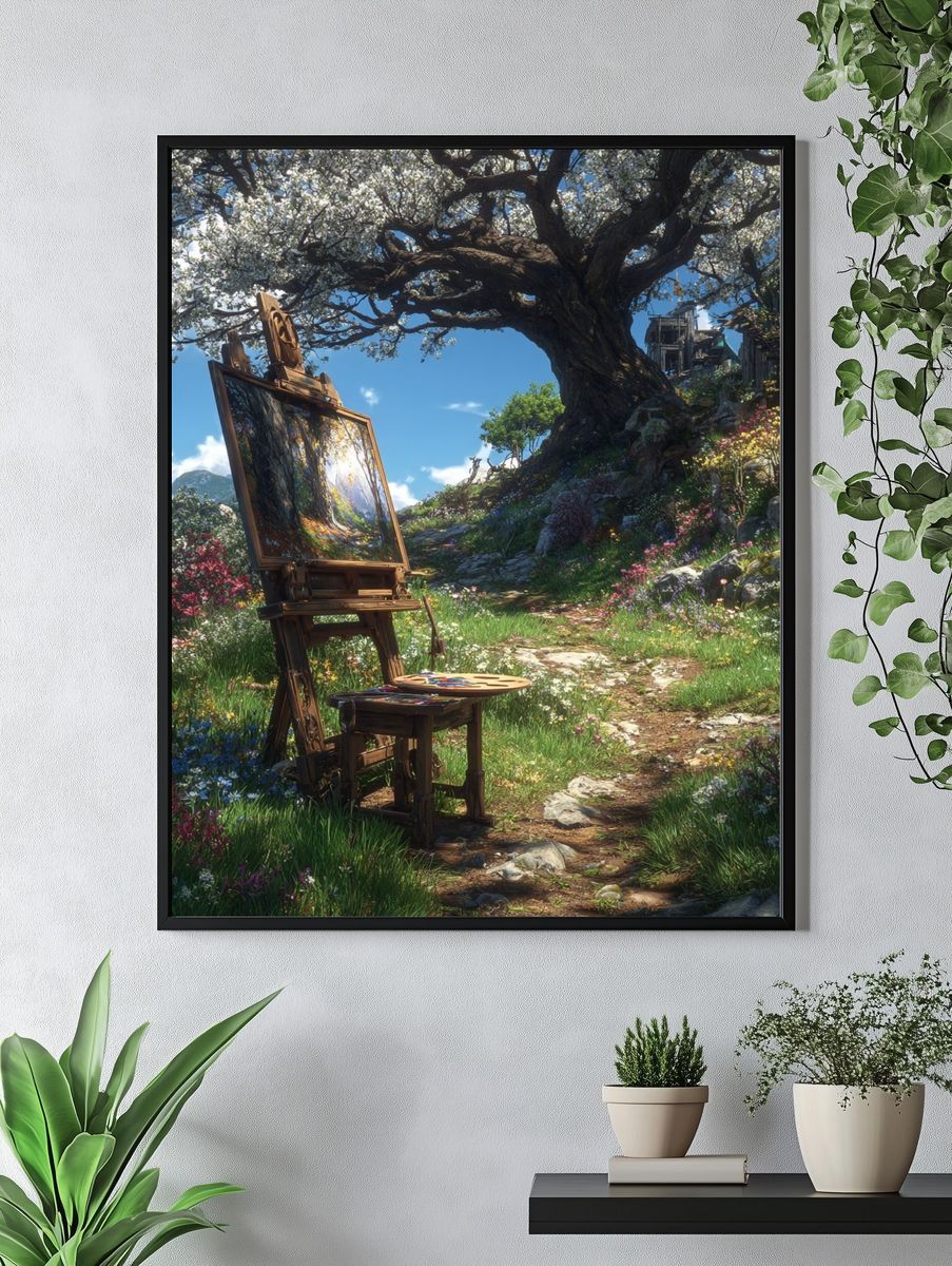 Artistic Retreat — Nature Print. — room view 4