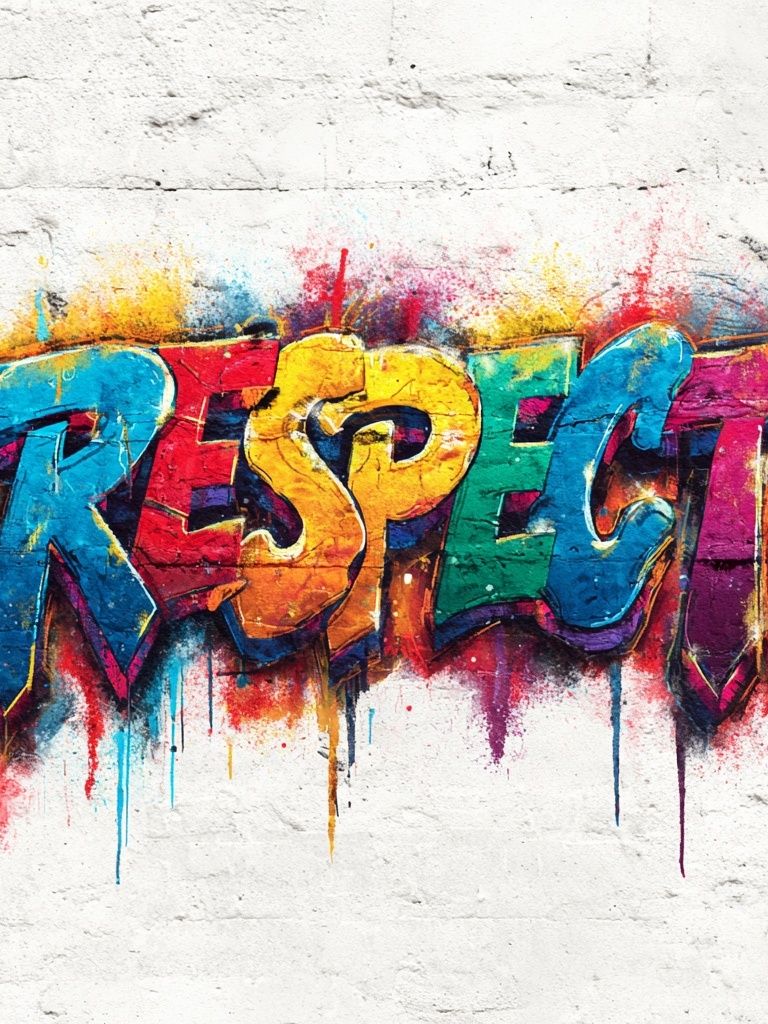 Respect — Street Art Print. poster detail