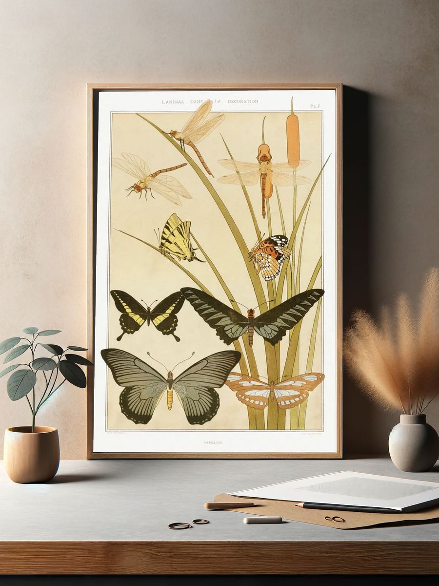 Papillons L'animal dans la décoration. — room view 2