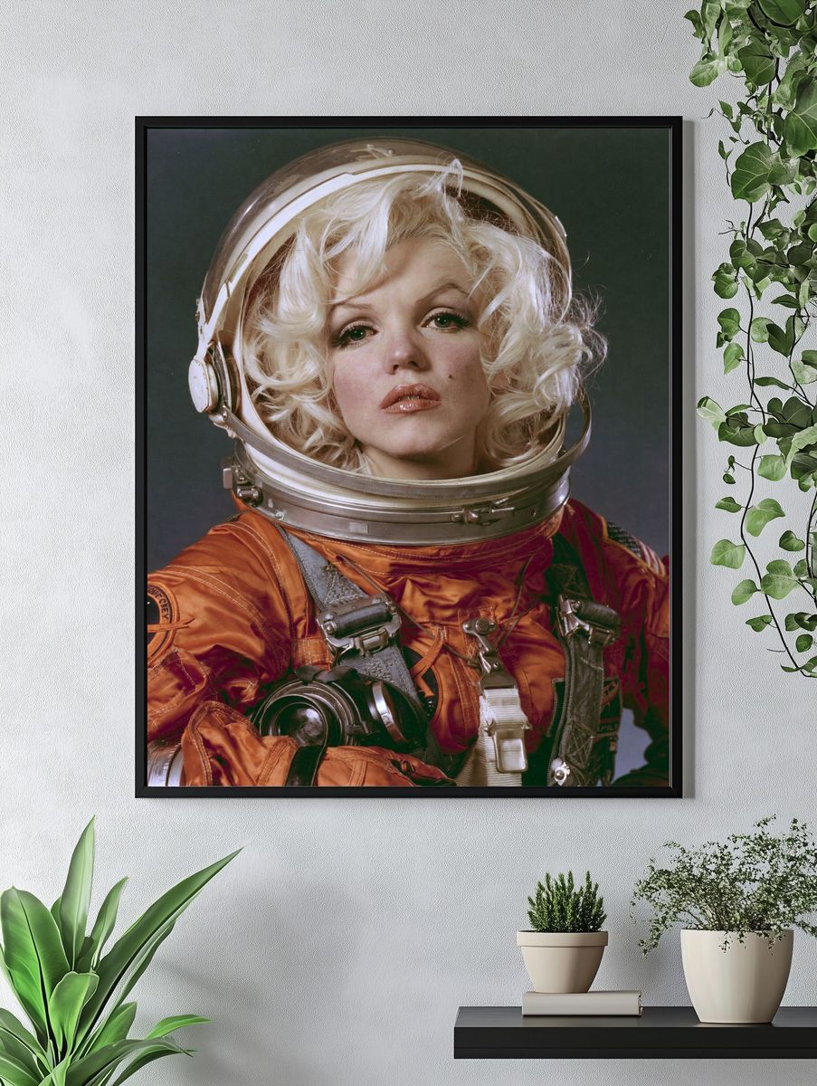 Astronaut Portrait Photography Poster. — room view 4