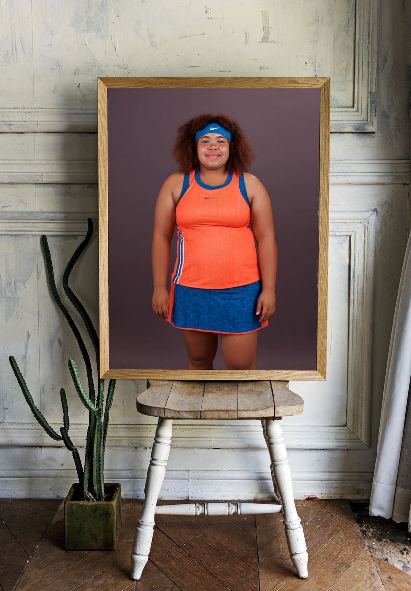 Athlete Portrait Photography Poster. — room view 1