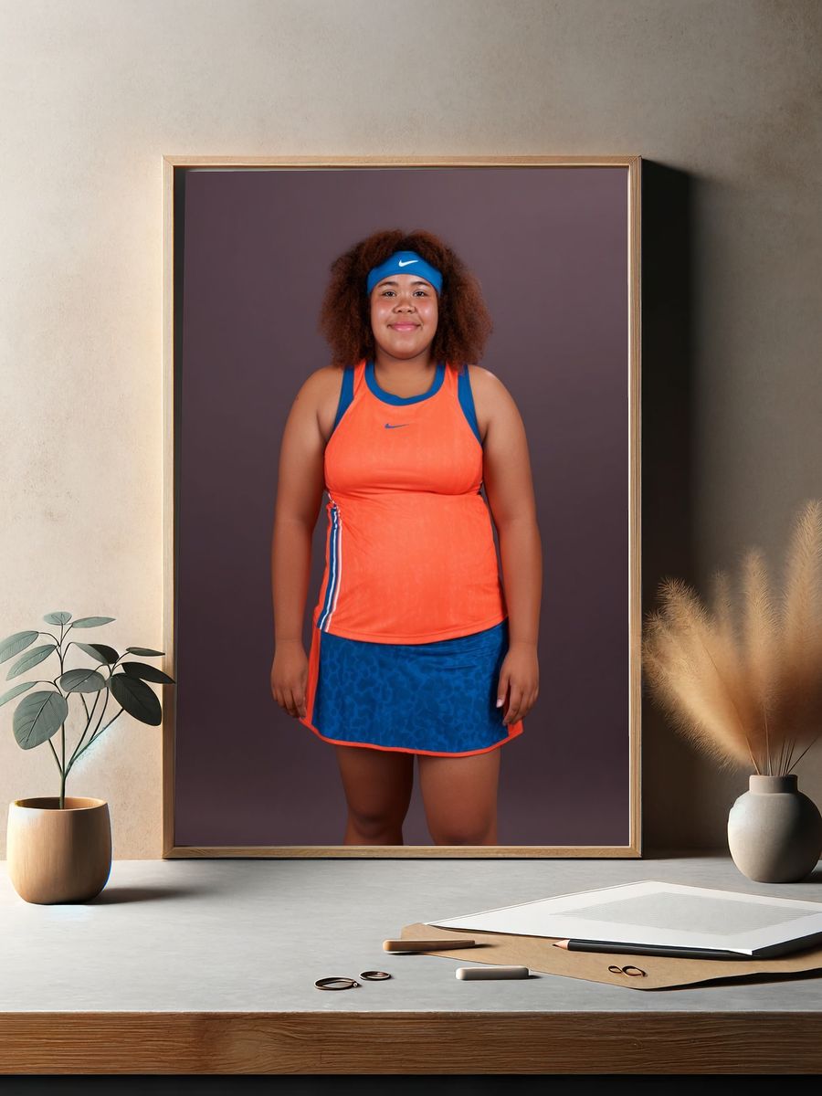 Athlete Portrait Photography Poster. — room view 2