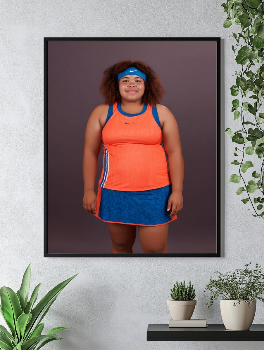 Athlete Portrait Photography Poster. — room view 4