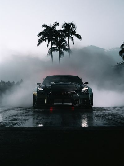 Nissan GT-R Drift Photography Poster. poster