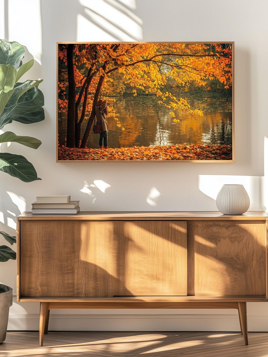 Autumn Reflections — Photography Print. — room view 3