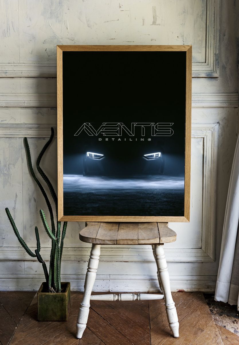 Aventis Car Front Poster. room preview