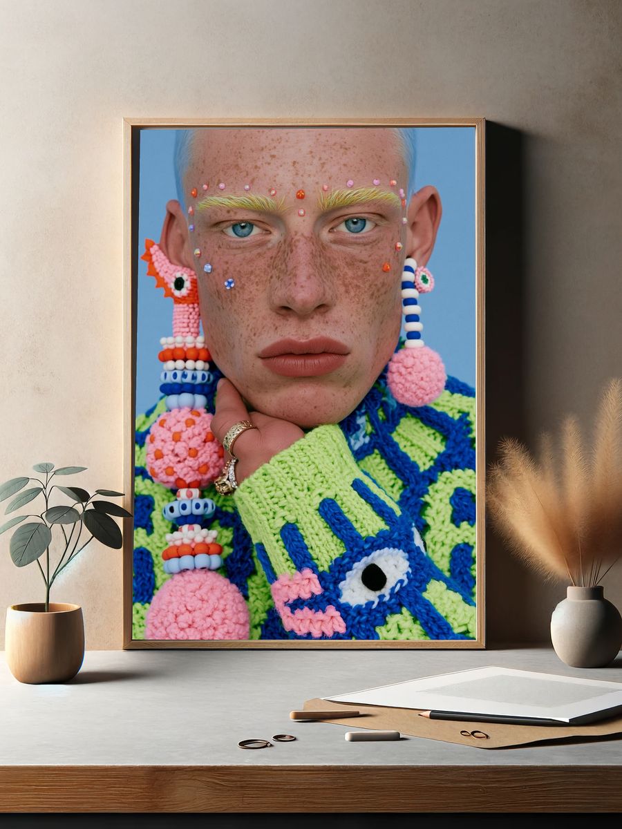 Avant-Garde Portrait Photography Poster. — room view 2