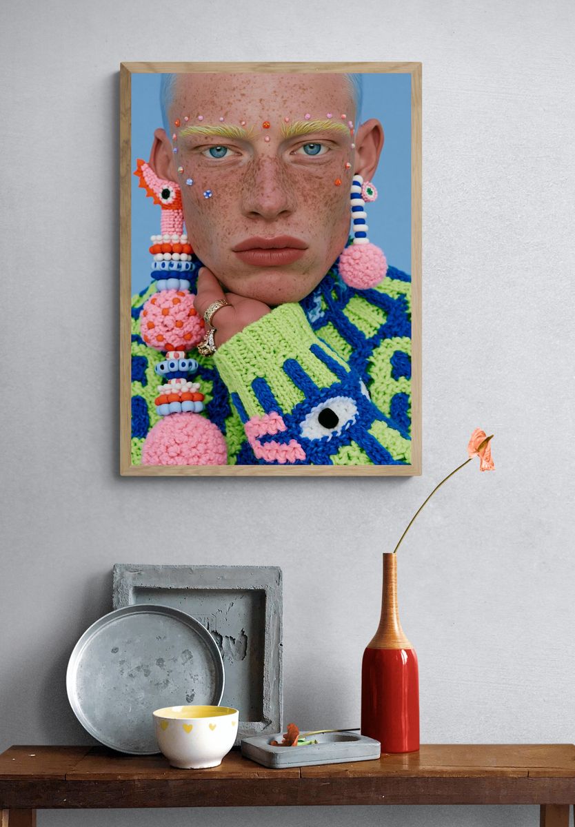 Avant-Garde Portrait Photography Poster. — room view 3