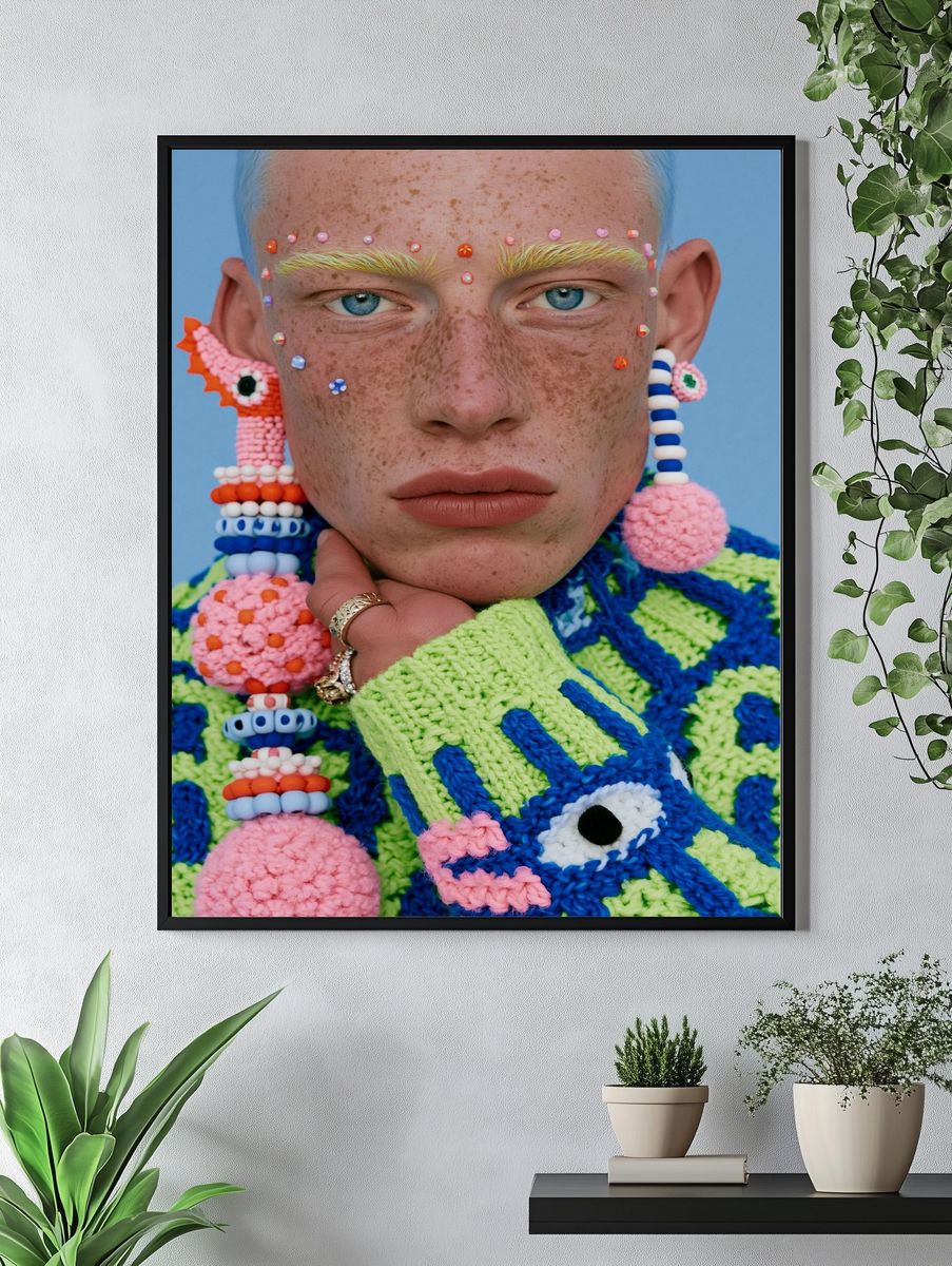 Avant-Garde Portrait Photography Poster. — room view 4