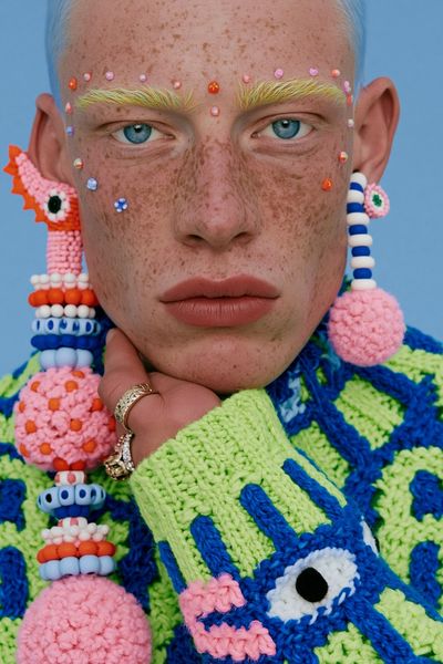 Avant-Garde Portrait Photography Poster. poster