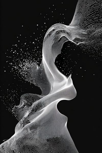 Abstract Waveform — Minimalist Print. poster